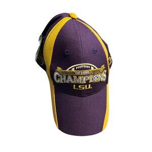 LSU tigers Southeastern Conference Champions Baseball Cap Cotton Purple & Gold